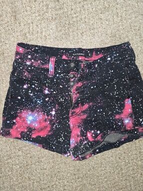 Blackheart Galaxy Print Shorts Size 5